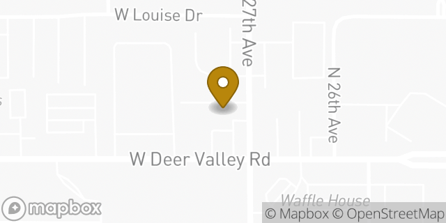 Map showing the location of Amazon Locker - Gallery in Phoenix, AZ 85027