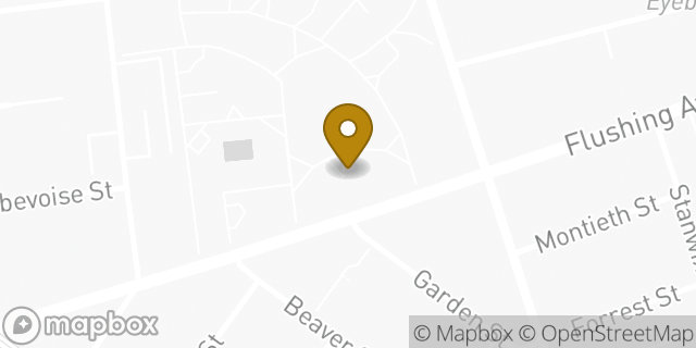 Map showing the location of Amazon Locker - Trunk in Brooklyn, NY 11206