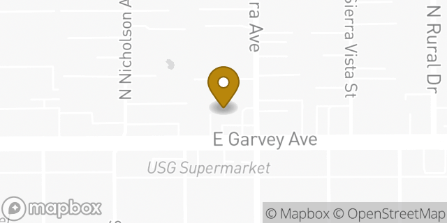 Map showing the location of Amazon Locker - Tyagi in Monterey Park, CA 91755