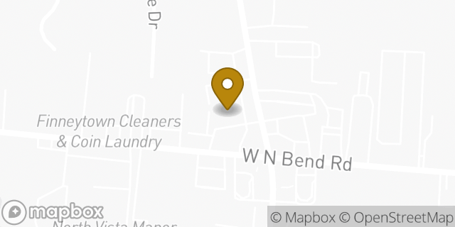 Map showing the location of ATM PNC AT UDF in Cincinnati, OH 45224