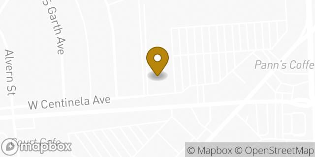 Map showing the location of ATM CVS in Los Angeles, CA