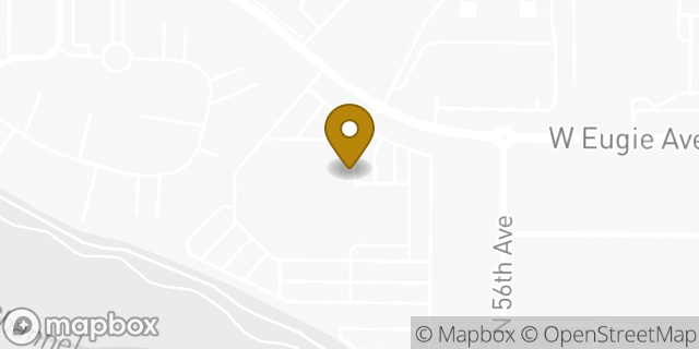 Map showing the location of Banner Health in Glendale, AZ 85304