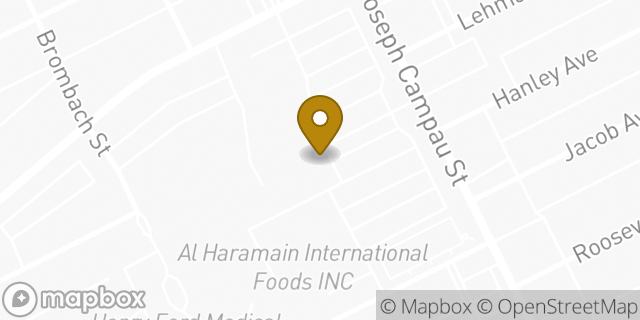 Map showing the location of Subway in Hamtramck, MI 48212