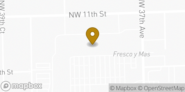 Map showing the location of Target in Miami, FL 33126