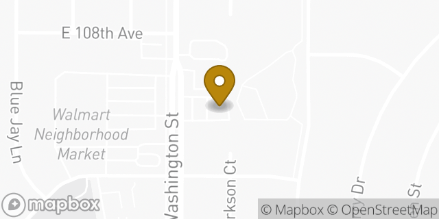 Map showing the location of Amazon Locker - Ismi in Northglenn, CO 80233