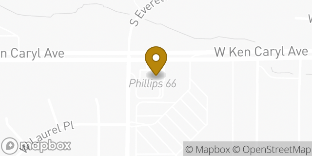Map showing the location of 7-Eleven in Littleton, CO
