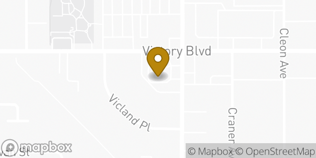 Map showing the location of McDonald's in North Hollywood, CA 91606