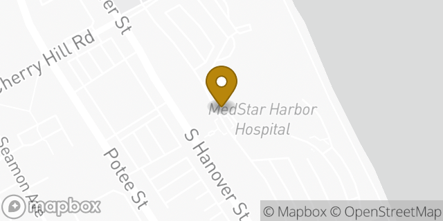 Map showing the location of MedStar Health Gastroenterology at Lutherville in MD
