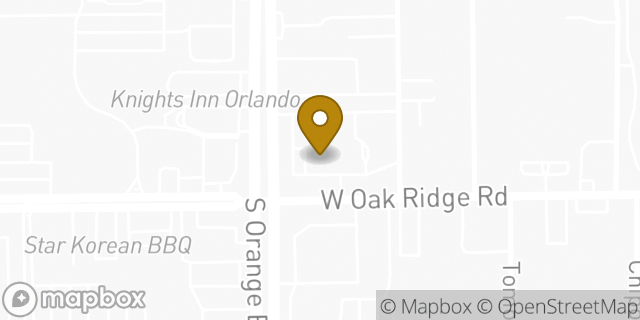 Map showing the location of CVS Pharmacy in Orlando, FL 32839