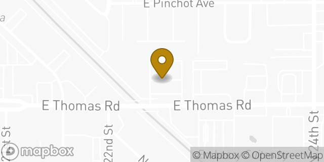 Map showing the location of QuikTrip in Phoenix, AZ 85016