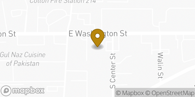 Map showing the location of Colton KinderCare in Colton, CA 92324