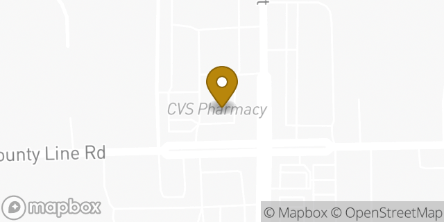 Map showing the location of CVS Pharmacy in Indianapolis, IN 46217