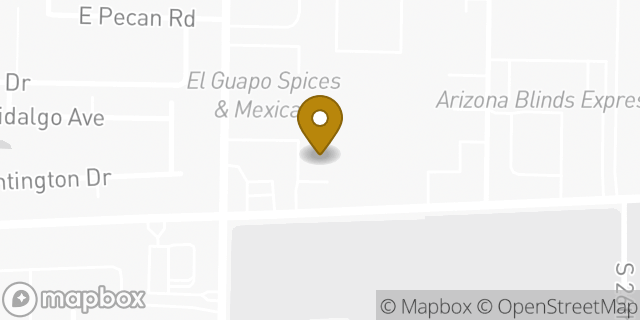 Map showing the location of AutoZone in Phoenix, AZ 85040