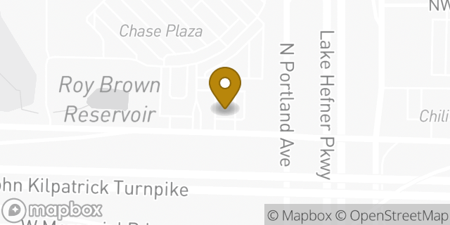 Map showing the location of Sonic Drive In in Oklahoma City, OK 73134