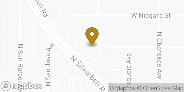 Map showing the location of ATM Walgreens in Tucson, AZ