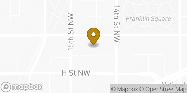 Map showing the location of Subway in Washington, DC 20005