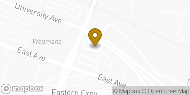 Map showing the location of Amazon Locker - Aliyana in North Rochester, NY 14610