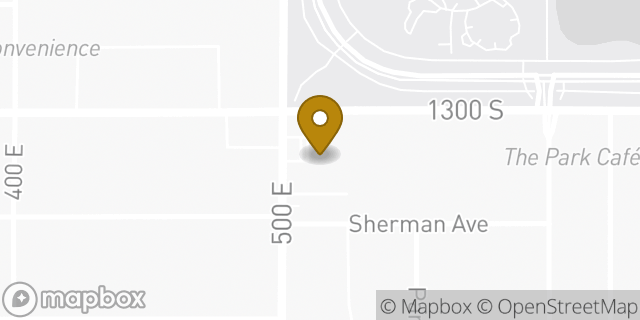 Map showing the location of Amazon Locker - Judo in Salt Lake City, UT 84105
