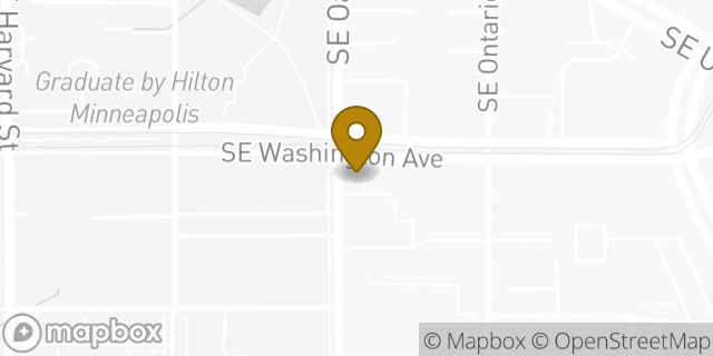 Map showing the location of Chipotle Mexican Grill in Minneapolis, MN 55414