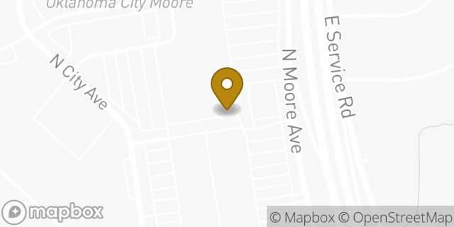 Map showing the location of Subway in Moore, OK 73160