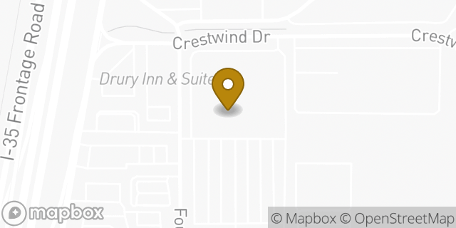 Map showing the location of Penske Truck Rental in Windcrest, TX 78239