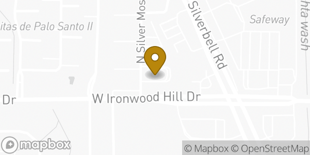 Map showing the location of McDonald's in Tucson, AZ 85745