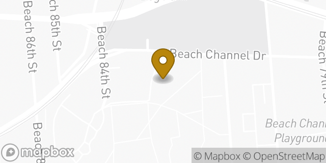 Map showing the location of Amazon Locker - Ty in Queens, NY 11693