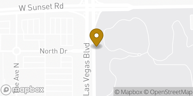 Map showing the location of Sunglass Hut in Las Vegas, NV 89119
