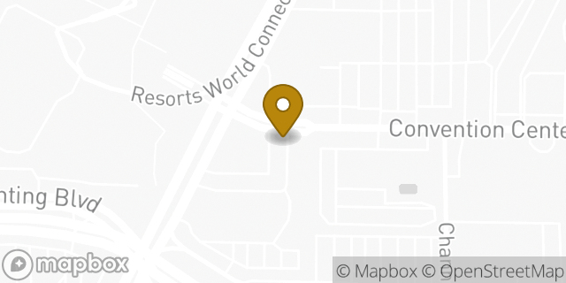 Map showing the location of Budget Car Rental in Las Vegas, NV 89109
