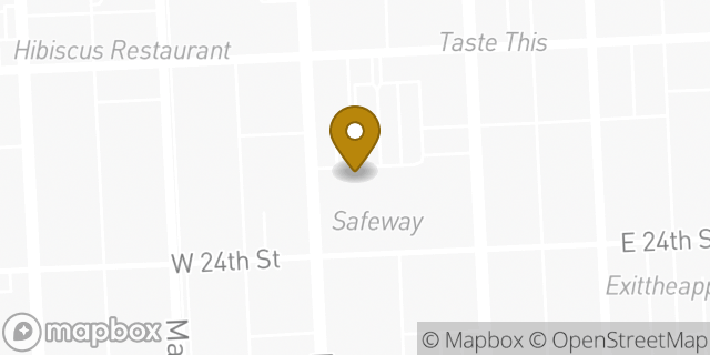 Map showing the location of Amazon Locker - Herman in Baltimore, MD 21218