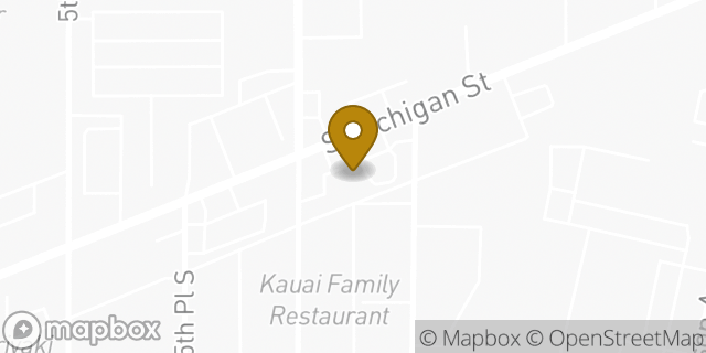 Map showing the location of Starbucks in Seattle, WA 98108