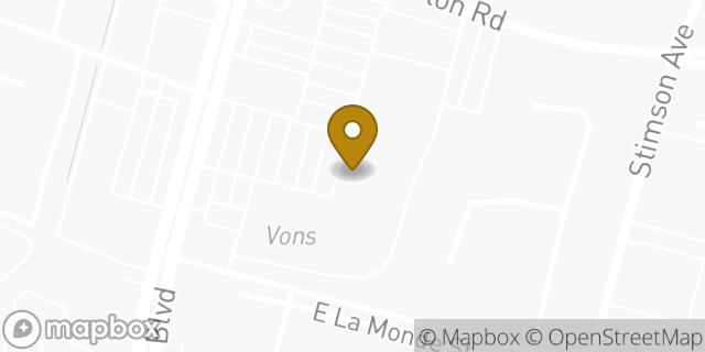 Map showing the location of Subway in Hacienda Heights, CA 91745
