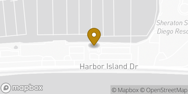 Map showing the location of Amazon Locker - Starboard in San Diego, CA 92101