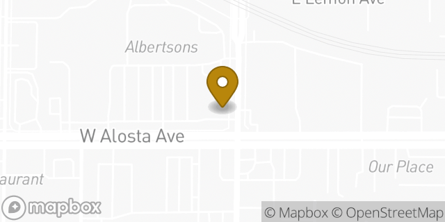 Map showing the location of Papa Johns Pizza in Glendora, CA 91740