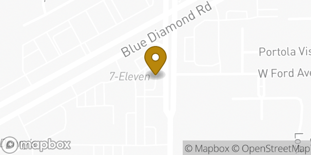 Map showing the location of Starbucks in Las Vegas, NV 89139