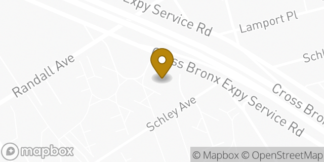 Map showing the location of Amazon Locker - Registry in Bronx, NY 10465