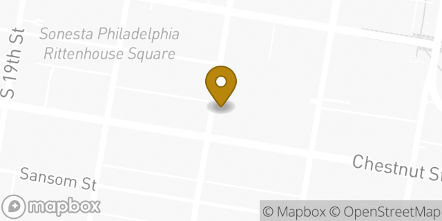 Map showing the location of Sunglass Hut in Philadelphia, PA 19103