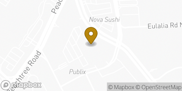 Map showing the location of Starbucks in Atlanta, GA 30326