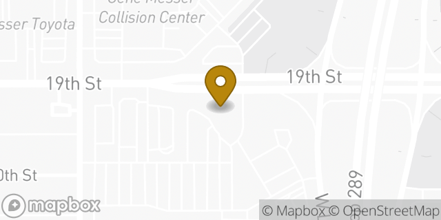 Map showing the location of 19th Street in Lubbock, TX 79407