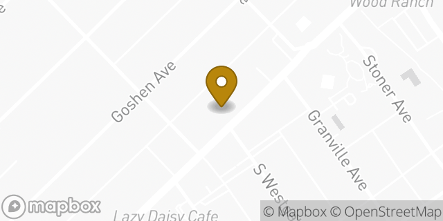 Map showing the location of Papa Johns Pizza in Los Angeles, CA 90025