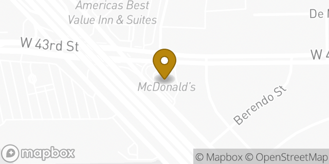 Map showing the location of McDonald's in Houston, TX 77092