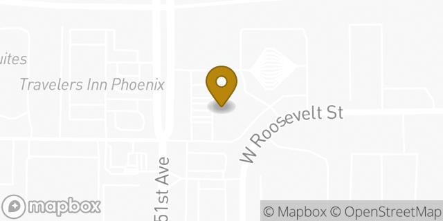 Map showing the location of QuikTrip in Phoenix, AZ 85043