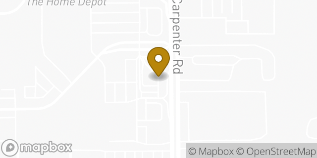 Map showing the location of Starbucks in Modesto, CA 95351