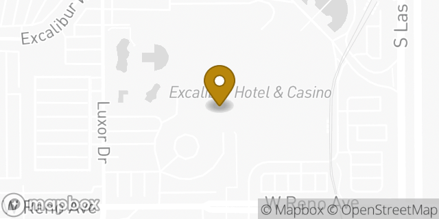 Map showing the location of Starbucks in Las Vegas, NV 89109