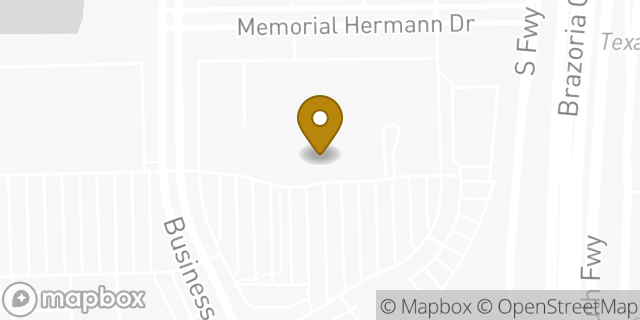 Map showing the location of ATM Heb in Pearland, TX
