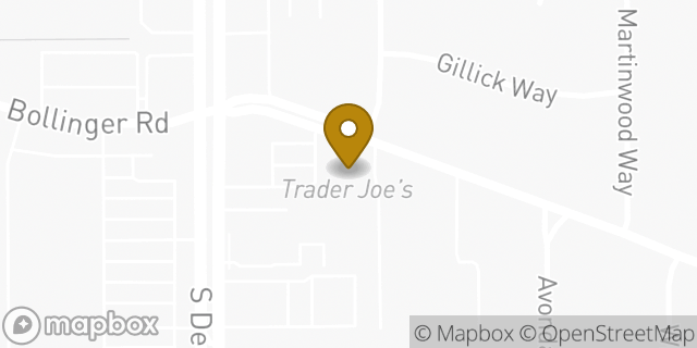 Map showing the location of Trader Joe's in San Jose, CA 95129