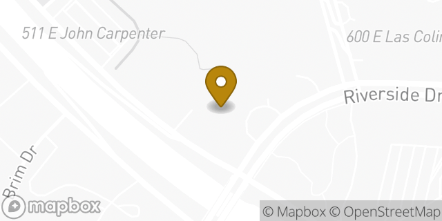 Map showing the location of Chase ATM in Irving, TX 75062