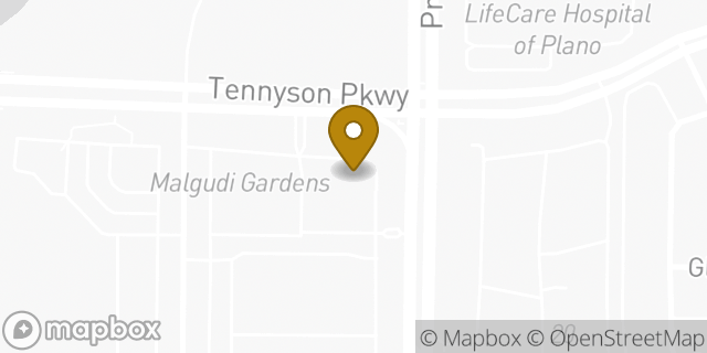 Map showing the location of CVS Pharmacy in Plano, TX 75024