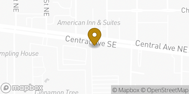 Map showing the location of CubeSmart Self Storage in Albuquerque, NM 87108