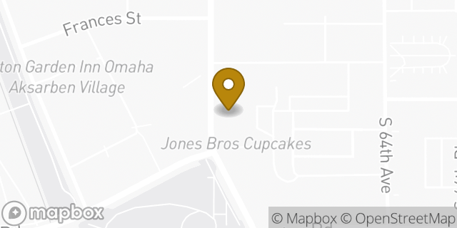 Map showing the location of Amazon Locker - Sock in Omaha, NE 68106